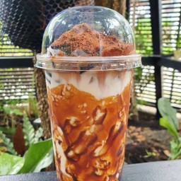 เฉาก๊วยนมสดบราวชูก้าภูเขาไฟ