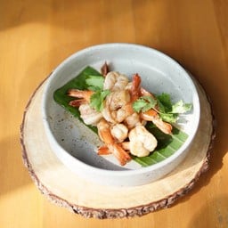 กุ้งผัดน้ำปลา