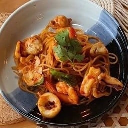 สปาเก็ตตี้ต้มยํากุ้ง