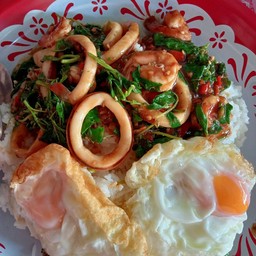 กะเพราถาดทะเล