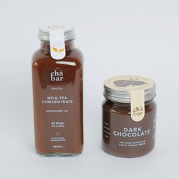 ชาดำเข้มข้น + ดาร์คช็อกโกแลต สเปรด