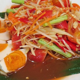 ตำไทยไข่เค็ม