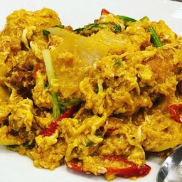 กุ้งผัดผงกะหรี่