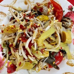 ตำป่าปูปลาร้า  (ไม่มีแยกเครื่อง)