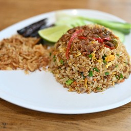 ข้าวผัดปลาร้าหมูสับ