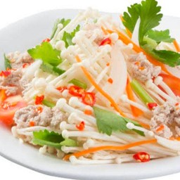 ยำเห็ดเข็มทอง