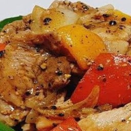 เนื้อผัดพริกไทยดำ