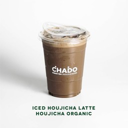 Iced Organic Houjicha Latte