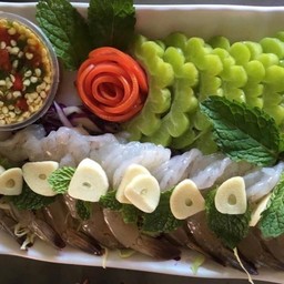 กุ้งแช่น้ำปลา