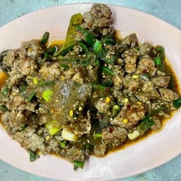 ก้อยคั่วเนื้อสุก