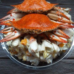 ปูม้านึ่งไซส์ 4/5ตัว 1,000กรัม