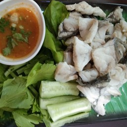 ปลากะพงลวกจิ้ม