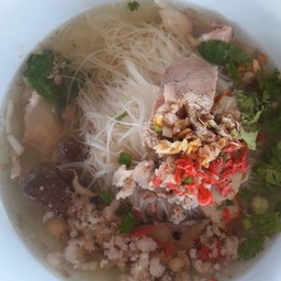 หมี่ขาวน้ำ หมูโบราณ