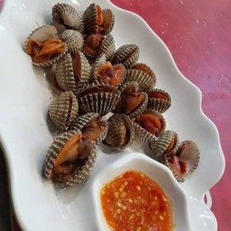 หอยแครงลวก