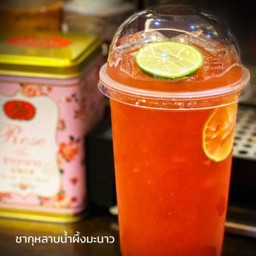 ชากุหลาบน้ำผึ้งมะนาว