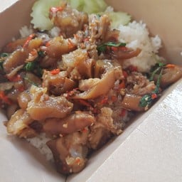 ข้าวกระเพราคากิ(เล็ก)