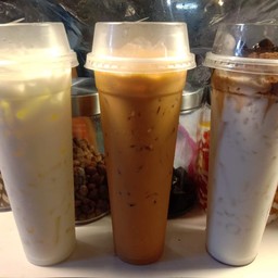 ชา กาแฟ เย็น ( แก้วโอ่ว )