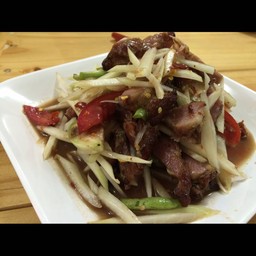 ตำคอหมูย่าง