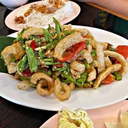 ตำถั่วแค็ปหมู