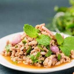 ลาบหมู1X ( แถม) แป๊ปซี่1X