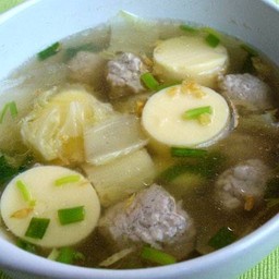 ต้มจืดเต้าหู้หมูสับ