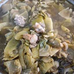 ต้มผักกาดดองกระดูกหมู