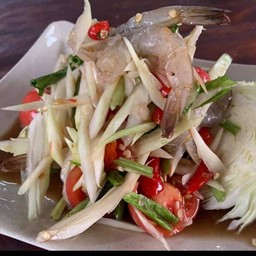 ตำกุ้งสดปลาร้า