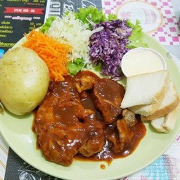 สเต๊กไก่บาร์บีคิว