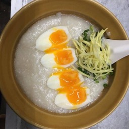 โจ๊กใส่ใข่ต้มมะตูม(พิเศษ)