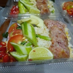 ข้าวผัดแหนมทอด