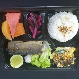 เซท ปลาซาบะย่างเกลือ