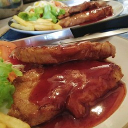 สเต็กหมู บาบีคิว