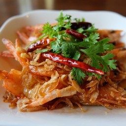 กุ้งทอดซอสมะขาม