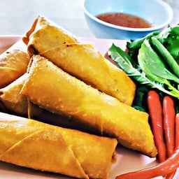 ปอเปี๊ยะทอดไส้ผักรวมวุ้นเส้น