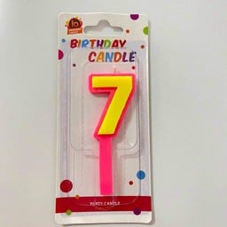 เทียนตัวเลข 7