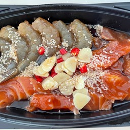 กุ้ง+แซลมอนดองเกาหลีไซซ์ L