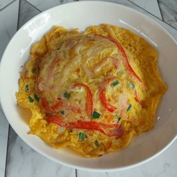 ข้าวไข่เจียวปูอัด