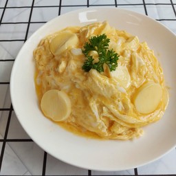 ข้าวไข่ข้นเต้าหู้ไข่