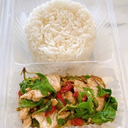 Pork And Basil Rice