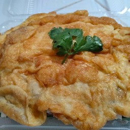 ไข่เจียว2ฟองราดข้าว