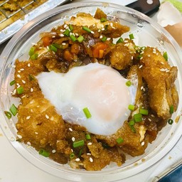 ไก่กรอบซอสโชยุ