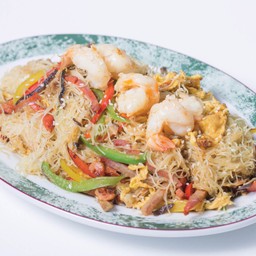 เส้นหมี่ผัดสิงคโปร์