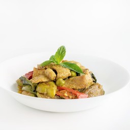 ผัดเขียวหวานไก่เจ