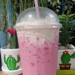 นมชมพูเย็นถังถัง