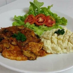 120 Scaloppine Al Vino Rosso E Funghi