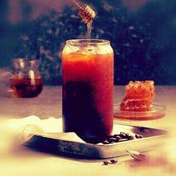 อเมริกาโน่  น้ำผึ้ง เย็น