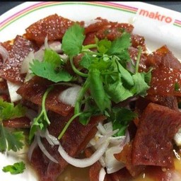 ยำหมูแผ่น