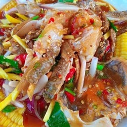 ยำม้าครึ่งฟูง โพด+ม่วง