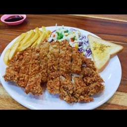 สเต็กหมูทอดกรอบ