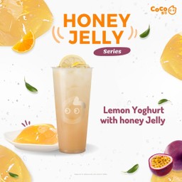 เลม่อนโยเกิร์ตเยลลี่น้ำผึ้ง